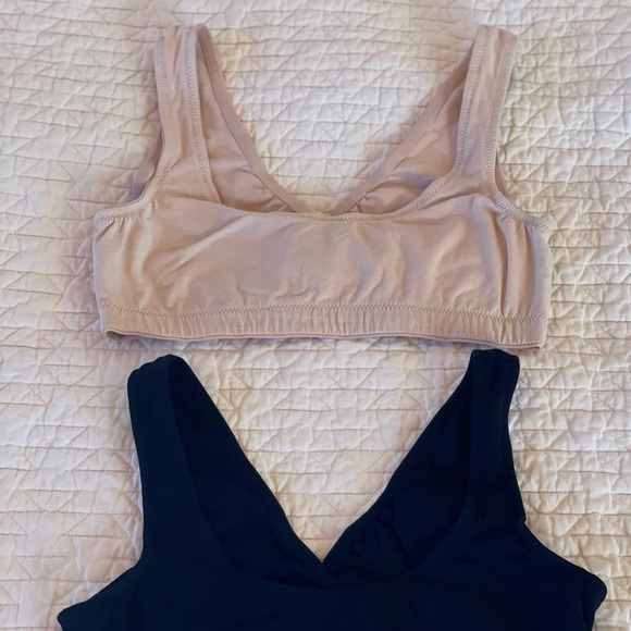 NWOT Motherhood Maternity two-pack wrap style nursing bras, size Small - Picture 3 of 6